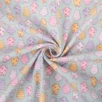 Ткань для пэчворка Peppy Молочные сны фланель, отрез 100х110 см, 175 г/м², МС-06 серый, Peppy