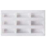 Форма силиконовая для пирожных 30х17.5х3.5 см, батончики -9 ячеек, S-Chief SPC-0302