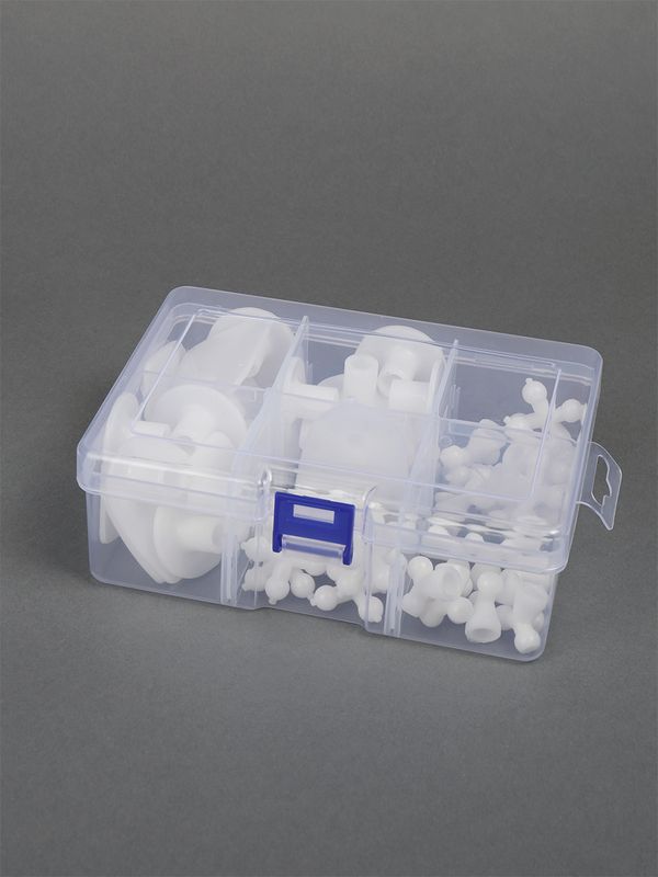 Набор элементов для создания скелета 10 шт X (тип А), 10 шт Y, 10 шт X (тип Б), 20 шт ступней