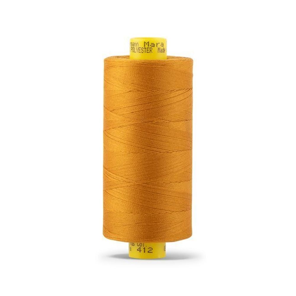 Нитка универсальная Gutermann Mara 120/2, 1000 м, 700207, 412 охра, 1 шт