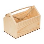 Заготовка деревянная Ящик низкий с веревочной ручкой, сосна, 12х20 см, ВД-741 Mr.Carving