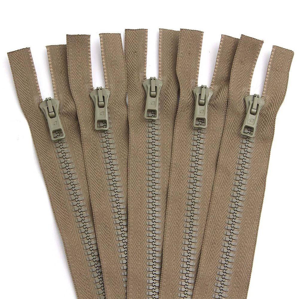 Молния трактор Arta Т6 (6 мм) 2 зам., разъем., 100 см, цв. 110 фисташковый, уп.5 шт