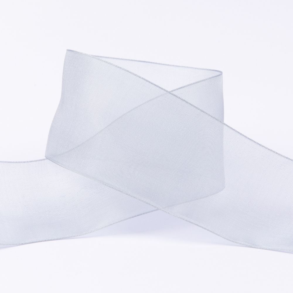 Лента капроновая (органза) 50.0 мм / 22.8±1 метра, 116 св.серый, Blitz OR-50