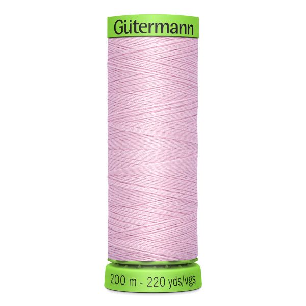 Нитки для тонких тканей Gutermann Extra Fine 150, 200м, 320 зефирно-розовый, 5 катушек