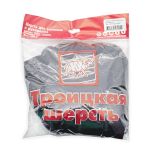 Шерсть для валяния Троицкая тонкая 1х100 г (до 23 мкр), 02 черный