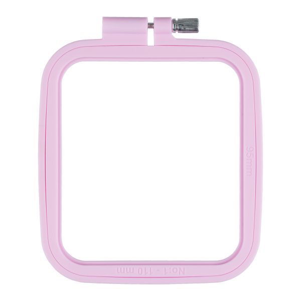 Пяльцы квадратные 9.5х11 см, пластик, 1 шт, Gamma SPW