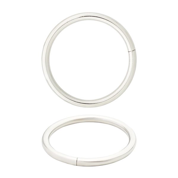 Кольцо разъемное металл in ⌀40 мм (44 мм внешн.), никель, 100 шт