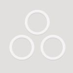 Кольца для бюстгальтера металл ⌀10.0 мм, 001 белый, Arta, 50 шт