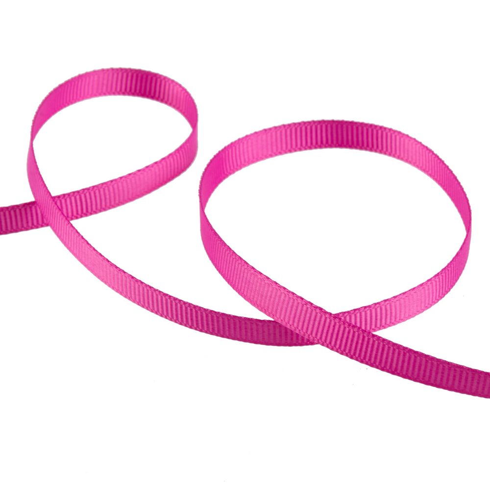 Лента репсовая нарезка _6.0 мм / 10 шт по 5.4 метра, 008 садовая роза, Gamma GR-06