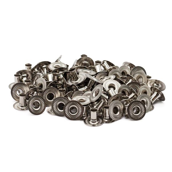 Часть кнопки Альфа (S-образная) ⌀11 мм (D-часть), 5/15 пруж. никель, 100 шт, S090509, BIG