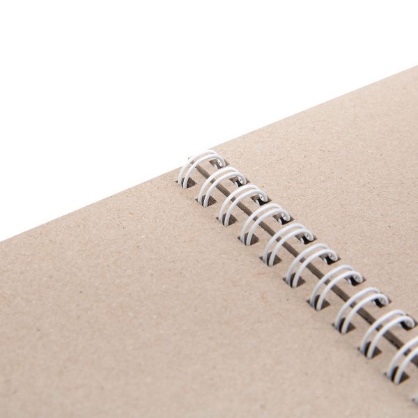 Заготовка для альбома (на пружинке) 1250 г/м², 20х20 см, 5 л, 02 Белая пружина, Mr.Painter ZKL-03