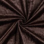 Плюш (ткань) 00 Peppy PCVL, 250±5 г/м², 150±2 см / 5 метров, винтажный, 08 т.коричневый