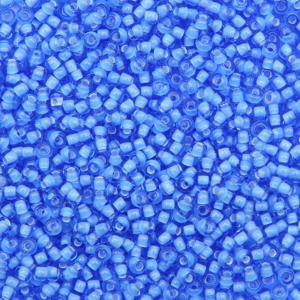 Бисер Preciosa прозрачный с цв. центром, круг.отв., 500г, (35036)331-19001/10/0