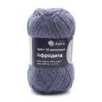 Пряжа Astra Premium (Астра Премиум) Афродита / уп.3 мот. по 100 г, 250 м, 18 джинсовый