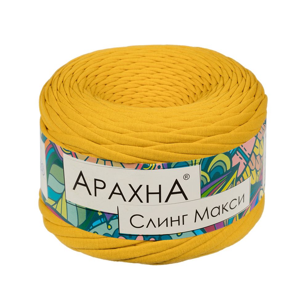 Пряжа Arachna Sling Maxi / уп.4 мот. по 300 г, 100 м, 46 горчичный