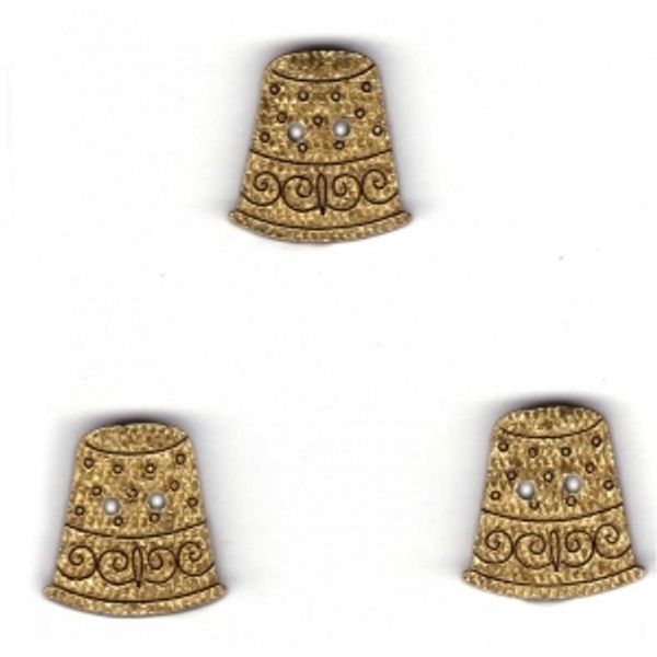 Украшения декоративные пуговицы Aurora, 1 шт, AU-B4613