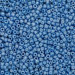 Бисер Astra&Craft 11/0 (2.1 мм), 200 г (10х20 г), цв. 123В голубой/непрозр.глянцевый
