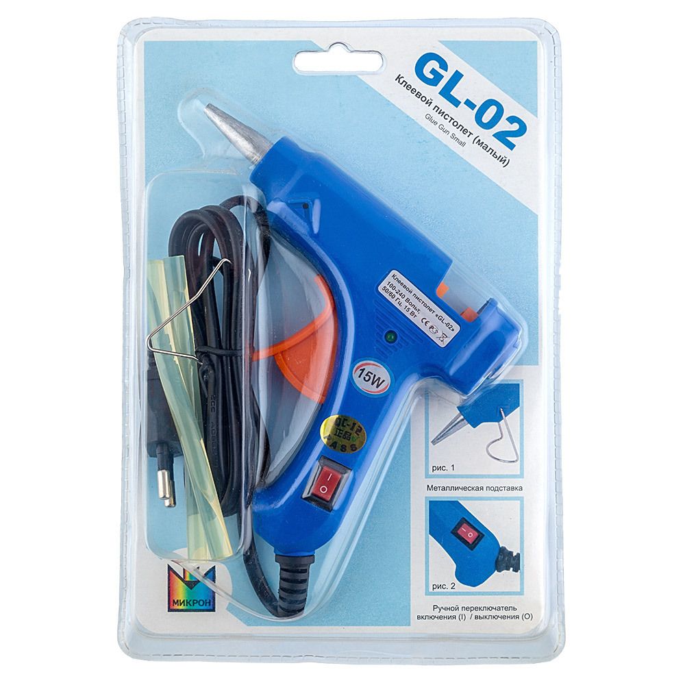 Клеевой пистолет малый, Micron GL-02