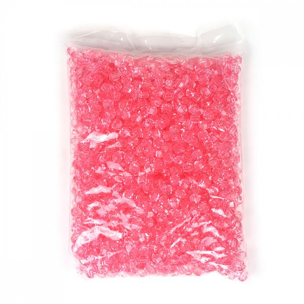 Бусины акрил ⌀10 мм, MG.3244-02, цв.02 розовый, 500 г, Magic4Hobby