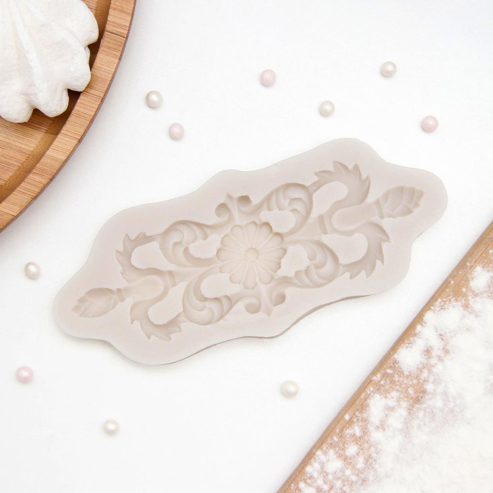 Молд 13х5,5х1 см, Лепнина цвет микс