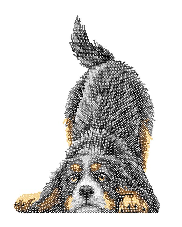 Алмазная (кристальная) мозаика Фрея, на подрамнике Давай играть!, 30х40 см