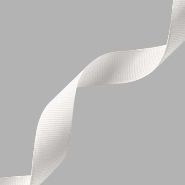 Лента репсовая (в рубчик) 20.0 мм, 047 молочный, уп.18,28 м