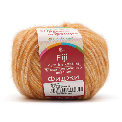 Пряжа Троицкая Фиджи / уп.5 мот. по 50 г, 95 м, 34 золото