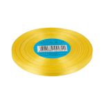 Лента атласная 1-сторонняя 6.0 мм / 33±2 метра, 117 бл.желтый, Gamma