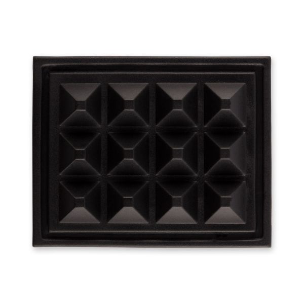 Нога площадная на дно сумки пластик Gamma FB340 (42 мм) 52х42х7 мм, 100 шт, черный