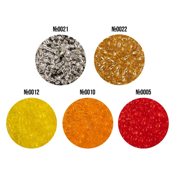 Бисер Япония Toho 11/0 круглый 2 ASSORTI 2.2 мм, 5х5 г, №03