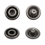 Часть кнопки рубашечной ⌀9 мм (C-часть), черн. никель мет, 100 шт, BIG