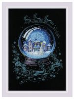 Набор для вышивания нитками Риолис, Зимняя сказка 21х30 см