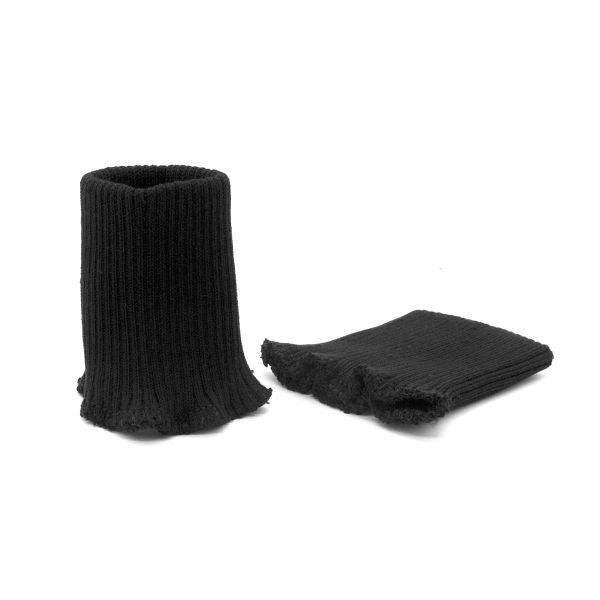 Манжеты трикотажные 8.5х10.0 см, 1 пара, средней плотности, 14 кл, 2х2, 004 черный