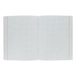 Тетрадь Шрифты A5 96 л. на скобе 60 г/м², 6 шт, клетка, SVT 961221 04 серый, Светоч