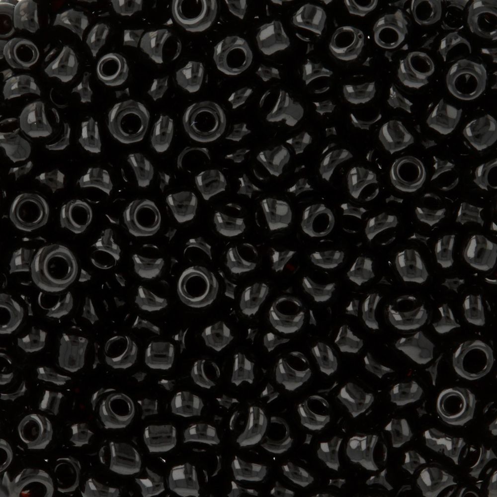 Бисер Zlatka 11/0 (2.1 мм), 100 г (10х10 г), №0049 черный, GR