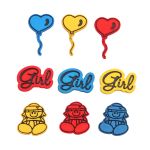 Набор декоративных элементов Моя малышка 18 шт