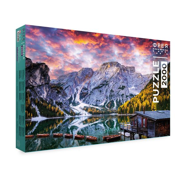Пазл 2000 элементов, Пирс на озере Брайес, Фрея PZL-2000/29