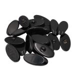 Пуговицы на ножке 72L (46мм), пластик, 3.01-416-46 черный, 20 шт