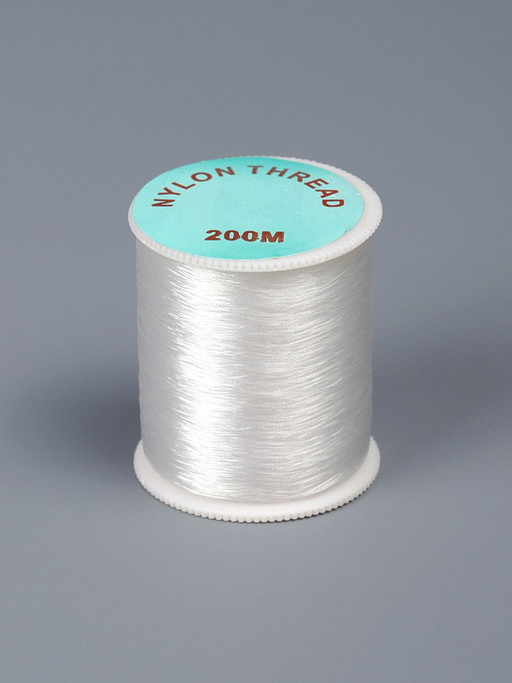 Нить прозрачная (мононить) 0.15 мм / 12 кат. по 200 метров, белый, Ideal