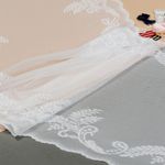 Кружево бельевое эластичное 230 мм / 10 м, 255, цв.1 белый, Kruzhevo