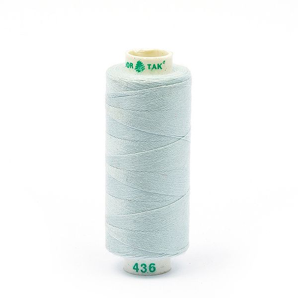 Нитки швейные бытовые Dor Tak 40/2, 366 м / 10 кат., 436 голубой