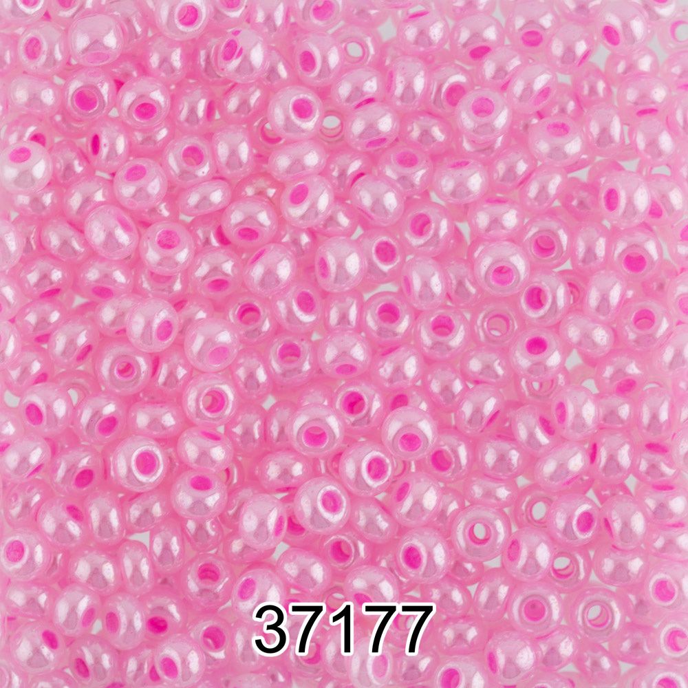 Бисер Preciosa круглый 10/0, 2.3 мм, 500 г, 37177 (Ф041) розовый