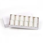 Нить прозрачная (мононить) 0.15 мм / 12 кат. по 200 метров, белый, Ideal