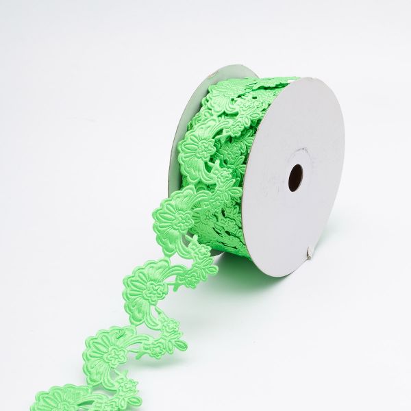 Лента декоративная 45.0 мм / 13.72 метра, салатовый, 201432