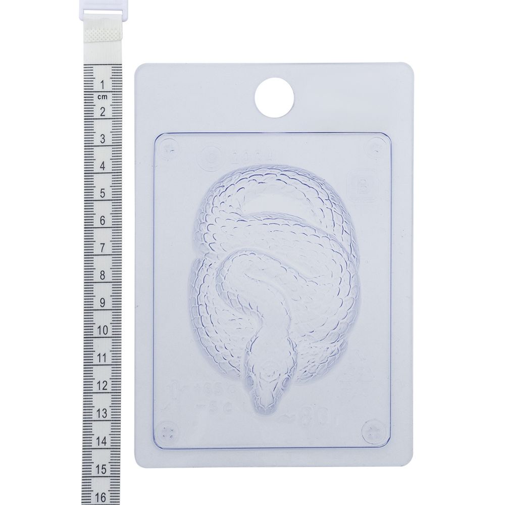 Пластиковая форма для изготовления мыла ручной работы (Денежная змея)