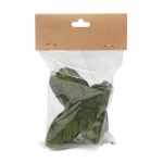 Декоративные элементы из коры дерева "Бабочки", 7х9см, 10 шт, зеленый