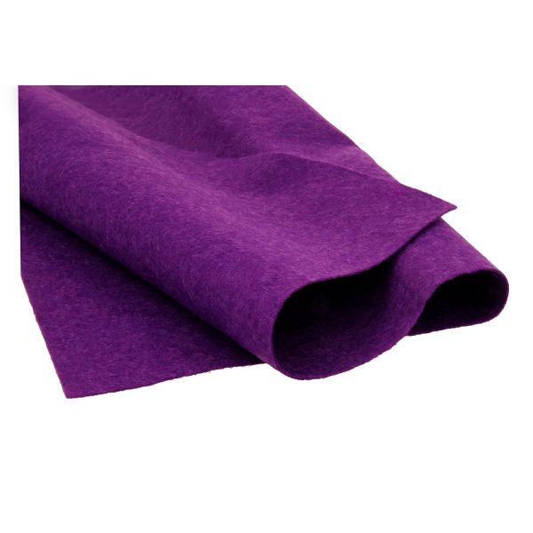 Фетр листовой 1 мм, 30х45 см, 60% вискоза, 40% шерсть, 328 фиолетовый, Gamma А-270/250