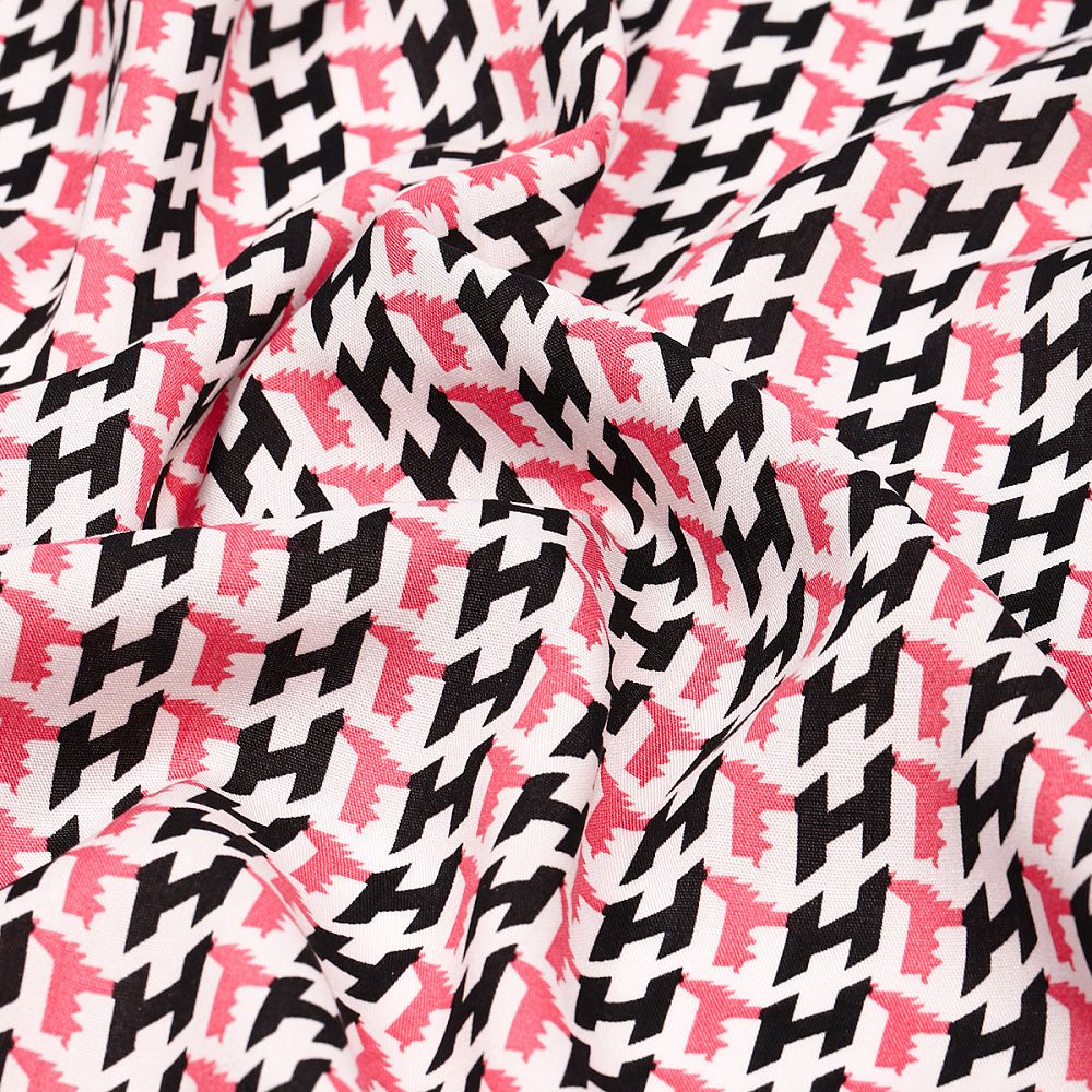 Штапель 90 г/м², 145 см / 2 метра, TBY.Vi.pr.E1346.6.2, цв.06 розовый