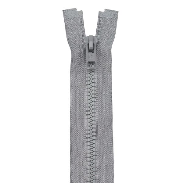 Молния трактор Arta Т6 (6 мм) 1 зам., разъем., 40 см, (2076), A577 серый, НОВЫЙ МАТОВЫЙ ЗАМОК, уп.5 штук