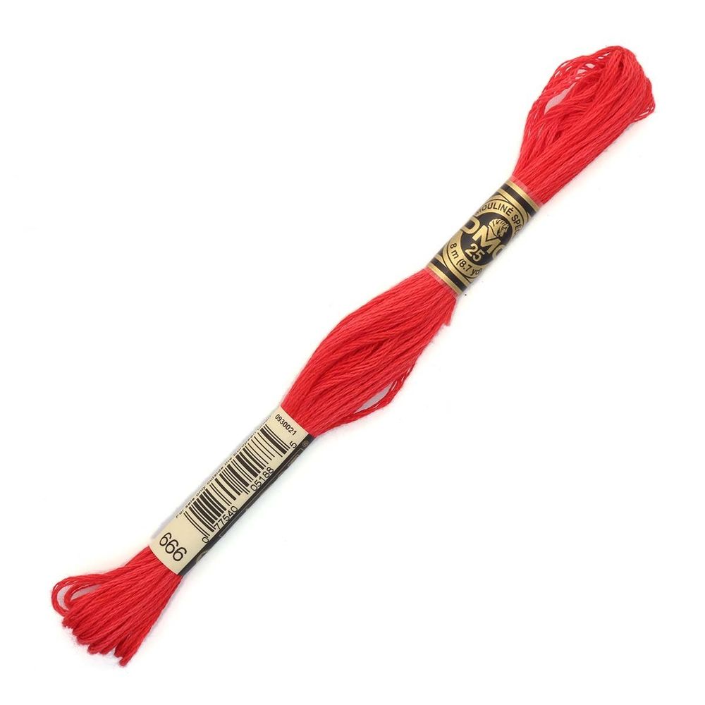 Мулине DMC 117 (666), 12 мотков по 8 метров